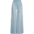 Women's Soft Denim High Rise Mariner Panel Extra Wide Leg Pants, Front