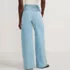 Women's Soft Denim High Rise Mariner Panel Extra Wide Leg Pants, Back