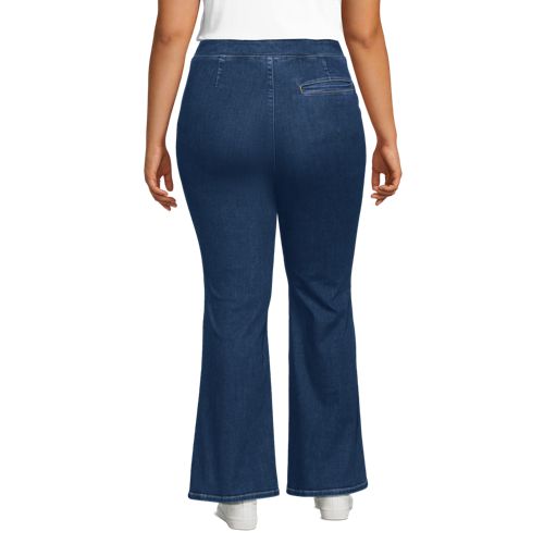 Women's Adaptive Lycra High Rise Pull On Flare Jeans - image 3