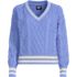 Women's Drifter Cable Vneck Sweater, Front