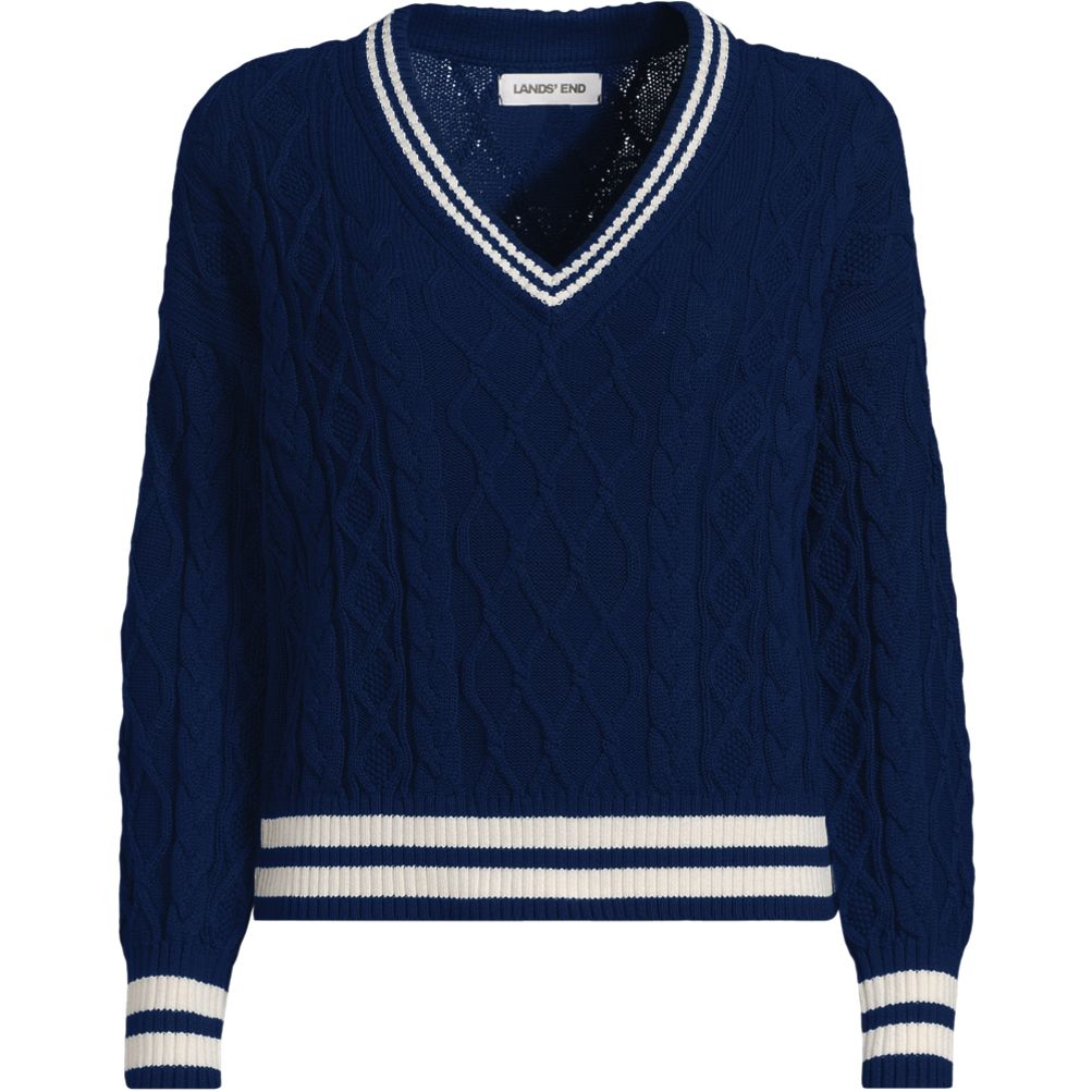 90s USA製 LANDS' END DRIFTER SWEATER NAVY s-l400.jpg