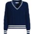 Women's Drifter Cable Vneck Sweater, Front