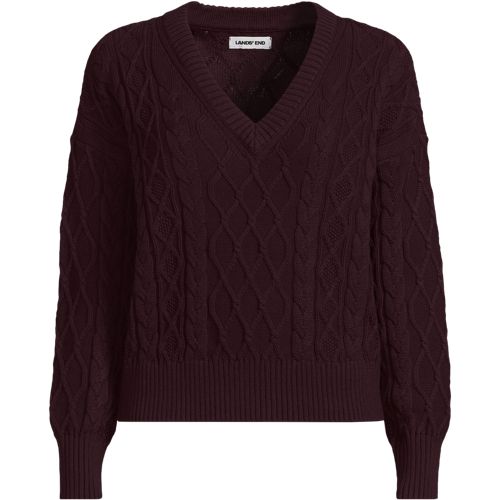Women's Drifter Cable Vneck Sweater - image 4