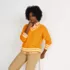 Women's Drifter Cable Vneck Sweater, alternative image