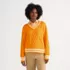 Women's Drifter Cable Vneck Sweater, Front