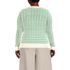Women's Plus Size Cotton Viscose Button Shoulder Modern Crew Sweater, Back