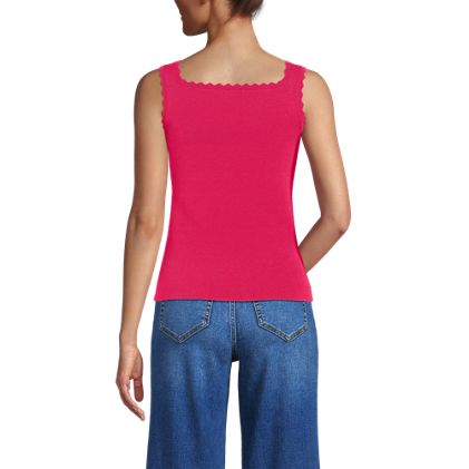 Women's Square Neck Tank Sweater - Set Top - image 2
