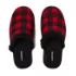 Kids Fuzzy Lined Plaid Indoor Outdoor Slippers, alternative image