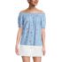 Women's Cotton Voile Pintuck Trim Blouse, alternative image