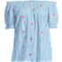 Women's Cotton Voile Pintuck Trim Blouse, alternative image