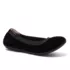 Women's Comfort Slip On Velvet Ballet Flats, alternative image