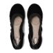 School Uniform Women's Comfort Slip On Velvet Ballet Flats, alternative image