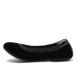 School Uniform Women's Comfort Slip On Velvet Ballet Flats, alternative image