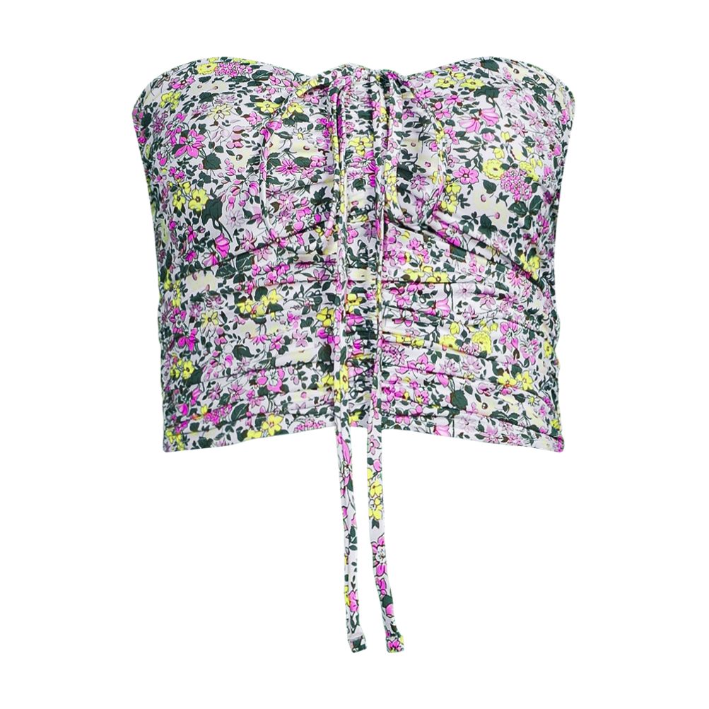 トップス MikifumikauchidaNEEDLEDRAWINGTANKTOP Women's V-Neck Wrap Midkini Top | Lands' End