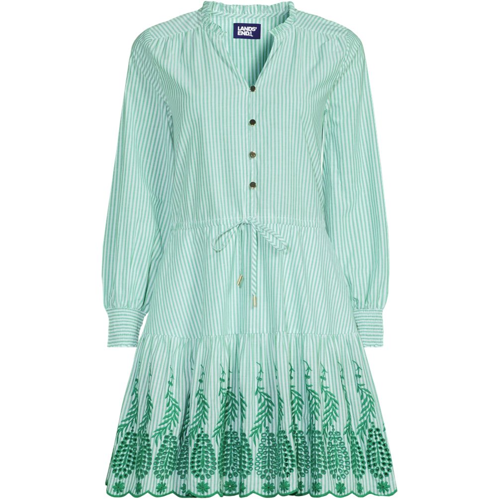 sachin and babi light blue dress CUTE! J. Crew LG Blue Tiered Popover Embroidered Eyelet Mini V Neck A Line  Dress