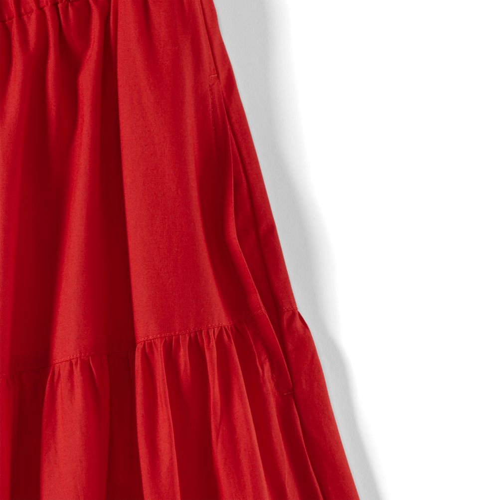 knee length dresses for ladies Sky Blue Ruched Tiered Sleeveless Maxi Dress