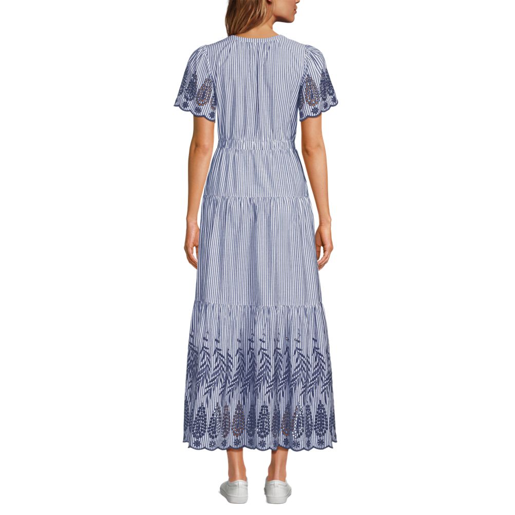 Maxi flower printed romantic chiffon dress 5093