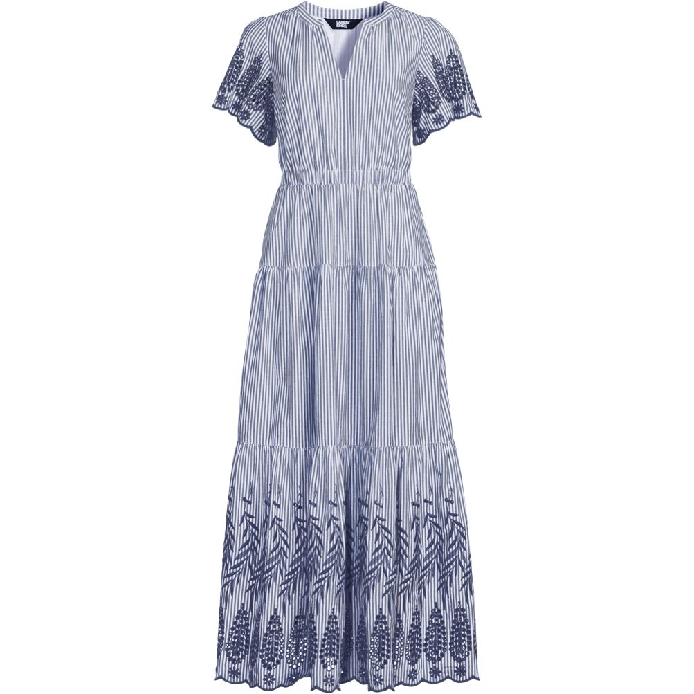 Maxi flower printed romantic chiffon dress 5093