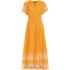 Women's Plus Size Tiered Cotton Poplin Eyelet Maxi Dress, Front