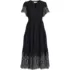 Women's Tall Tiered Cotton Poplin Eyelet Maxi Dress, Front