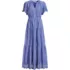 Women's Plus Size Tiered Cotton Poplin Eyelet Maxi Dress, Front