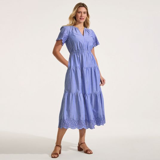slim fit dress slacks Rosie Assoulin Women's High Garden Tie-Dye Maxi Dress - Tie Dye