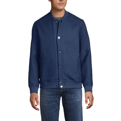 Men's Bonded Twill Varsity Jacket - image 5