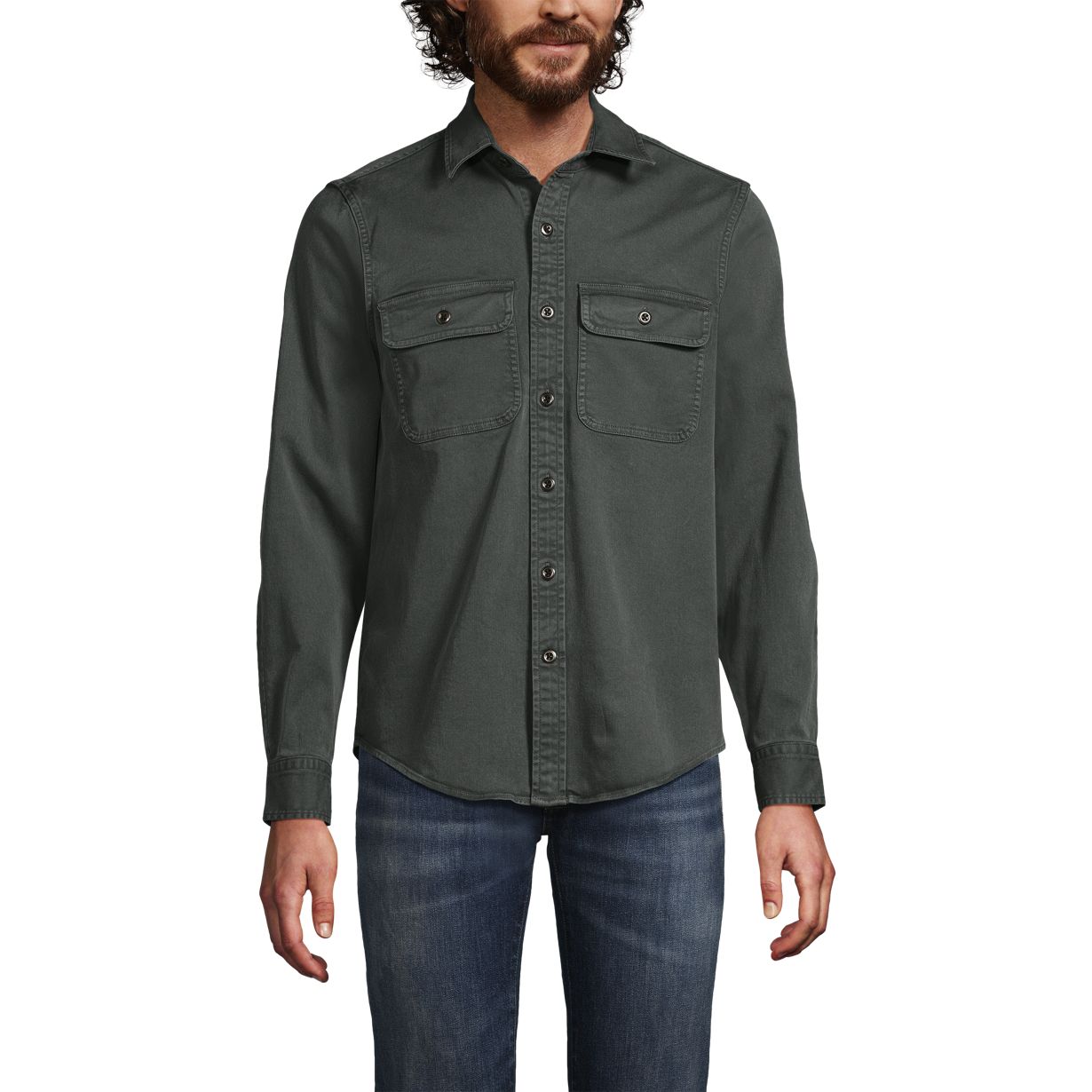 Men's Sun Washed Overshirt