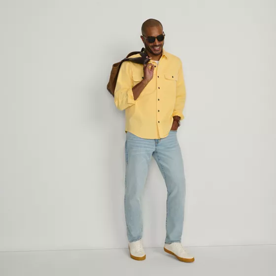 Men's Tall Sun Washed Overshirt - primary