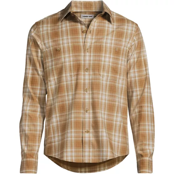 Men's Tall Lightweight Coastal Flannel Shirt - primary
