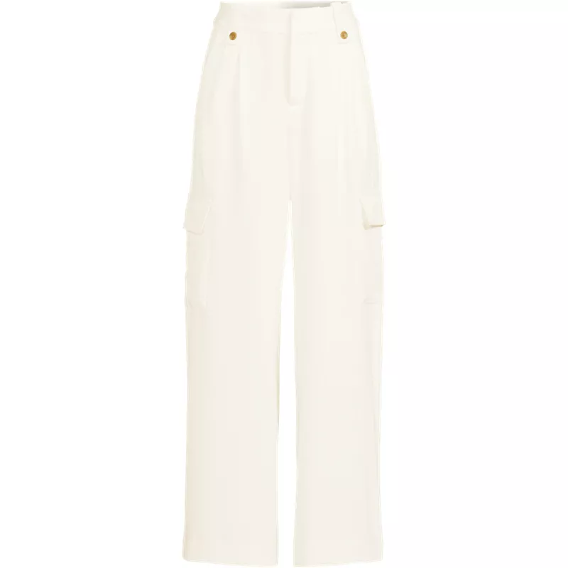 Women's Tall Soft Polish Cargo High Rise Wide Leg Pants, Front