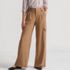 Women's Soft Polish Cargo High Rise Wide Leg Pants, Front