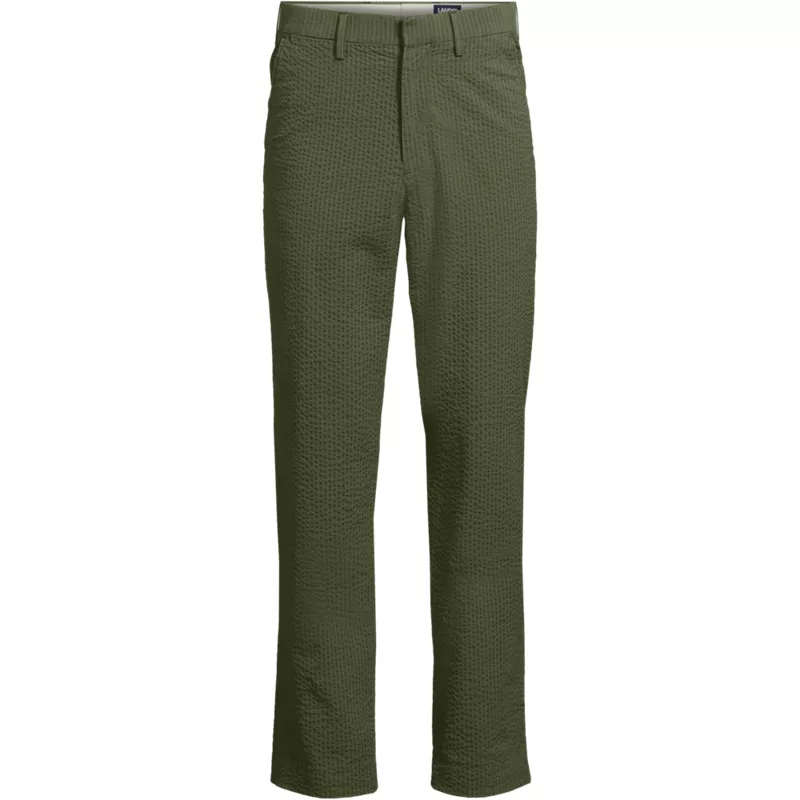 Men's Tailored Seersucker Pants, Front