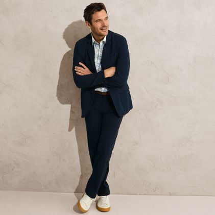Men's Tailored Seersucker Pants - primary
