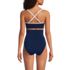 Women's Slender Suit Pleated Bikini Top, Back
