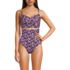 Women's Slender Suit Pleated Bikini Top, Front