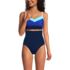 Women's Slender Suit Pleated Bikini Top, Front