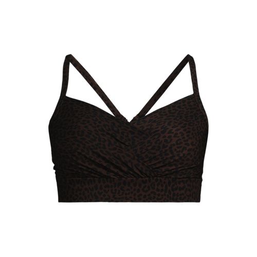 Women's Chlorine Resistant Square Neck Halter Bikini Top