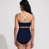 Women's Slender Suit Pleated Bikini Top, Back