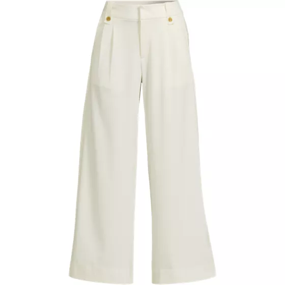 Women's Soft Polish High Rise Wide Leg Crop Pants - primary