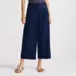 Women's Soft Polish High Rise Wide Leg Crop Pants, Front