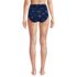Women's Ruched High Waisted Full Coverage Bikini Bottoms, Back