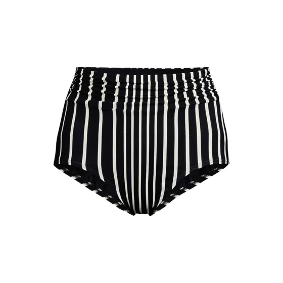 Women's Ruched High Waisted Full Coverage Bikini Bottoms - primary