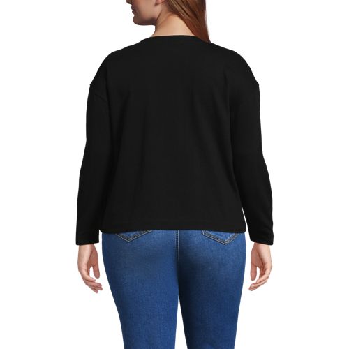 Women's Long Sleeve Mariner Jersey Crewneck Tee - image 3