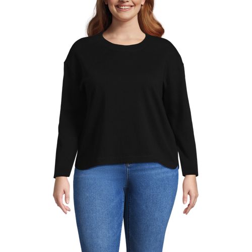 Women's Long Sleeve Mariner Jersey Crewneck Tee - image 2