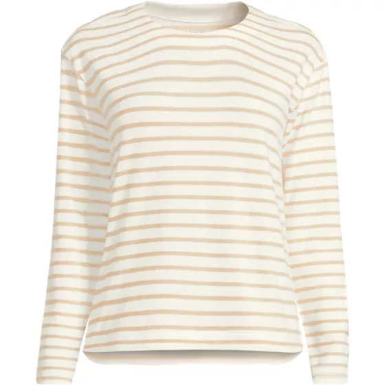 Women's Long Sleeve Mariner Jersey Crewneck Tee - primary
