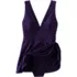 Women's Mesh V-neck Mini Swim Dress Swimsuit, alternative image