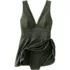 Women's Mesh V-neck Mini Swim Dress Swimsuit, alternative image