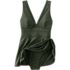 Women's Mesh V-neck Mini Swim Dress Swimsuit, alternative image