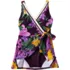 Women's Side Tie Mini Swim Dress Swimsuit, alternative image